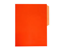 PH0080 Folder BITONO CARTA NARANJA C/25