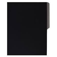 PH0078 Folder BITONO CARTA NEGRO C/25