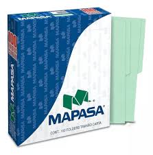 PV0001 Folder MAPASA VERDE CARTA