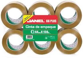 66 44X150 Cinta de empaque JANEL 066 .044 X 150 mts