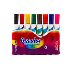 BACOLOR-8 Marcador base agua BACO ESTUCHE C/8 COLORES