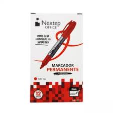 NE-071 Marcador permanente NEXTEP punto fino ROJO C/12