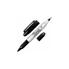 31001 Marcador SHARPIE twin tip permanente NEGRO