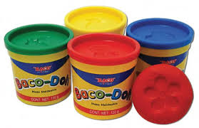 PL021 Masa moldeable BACO-DOH bote 120 grs. fajilla c/4 colores