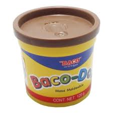 PL030 Masa moldeable BACO-DOH bote 120 grs. cafe