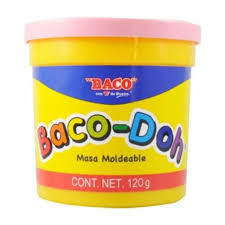 PL025 Masa moldeable BACO-DOH bote 120 grs. rosa