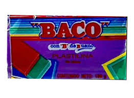 PL015 Plastilina BACO marqueta 180 grs. VIOLETA