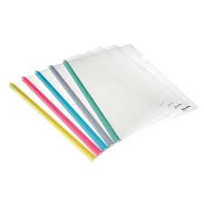 QC310 Folder plástico con costilla BARRILITO TAMAÑO CARTA PQTE. C/12 COLORES SURTIDOS