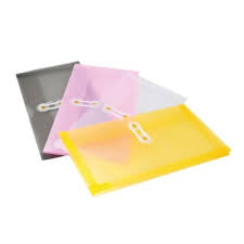 P4156 Sobre plástico translúcido ACCO MEDIA CARTA PQTE. C/24 COLORES SURTIDOS