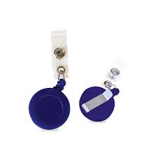 YO-10A Portagafete con yoyo MAE PORTAGAFETE TIPO YOYO AZUL C/10