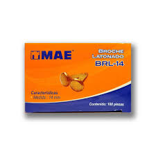 BRL-14 Broche latonado 14 mm