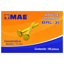 BRL-31 Broche latonado 31 mm