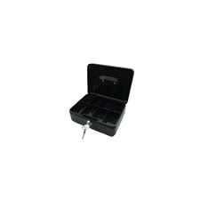 NE-160 Caja de dinero metelica NEXTEP MEDIANA 20 cms COLOR NEGRO