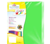EC0093 Papel cortado neon carta c/100 hjs VERDE NEON