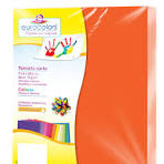 EC0096 Papel cortado neon carta c/100 hjs NARANJA NEON