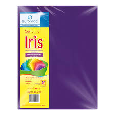 EI0040 Cartulina iris 50 x 65 cms c/10 hjs MORADO