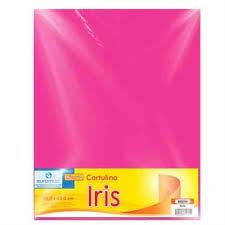 EI0044 Cartulina iris 50 x 65 cms c/10 hjs ROSA