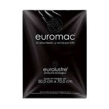 EL034 Papel lustre 50 x 70 cms c/24 hjs NEGRO